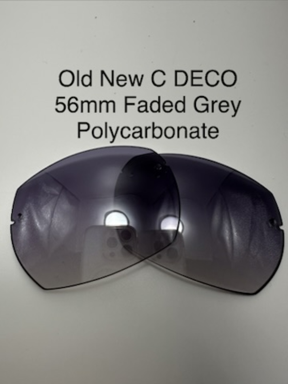 Cartier C Deco Sunglasses 56mm Faded Grey Replacement Lenses Old New